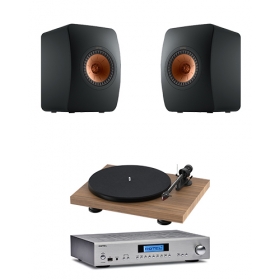 PRO-JECT DEBUT CARBON EVO + ROTEL A12 MK2 + KEF LS50 META